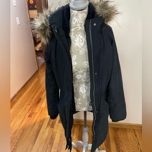 Abercrombie coat with synthetic fur vest you can remove